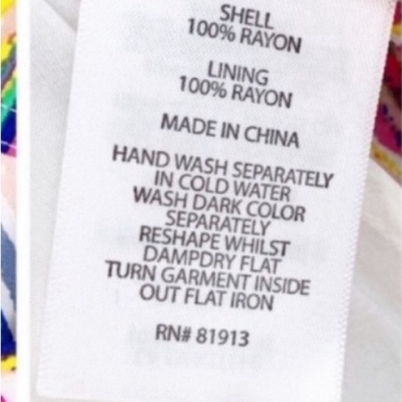 Anthropologie Tracy Reece Multicolor Tie Back Top - Picture 6 of 6